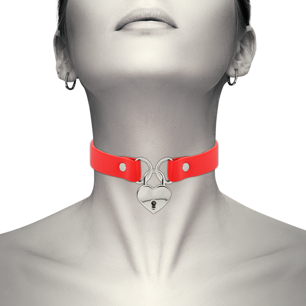 BDSM RED NECKLACE