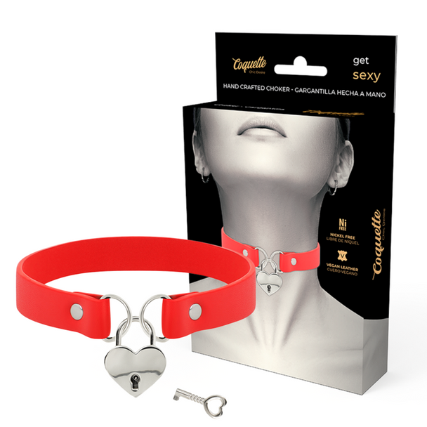 BDSM RED NECKLACE
