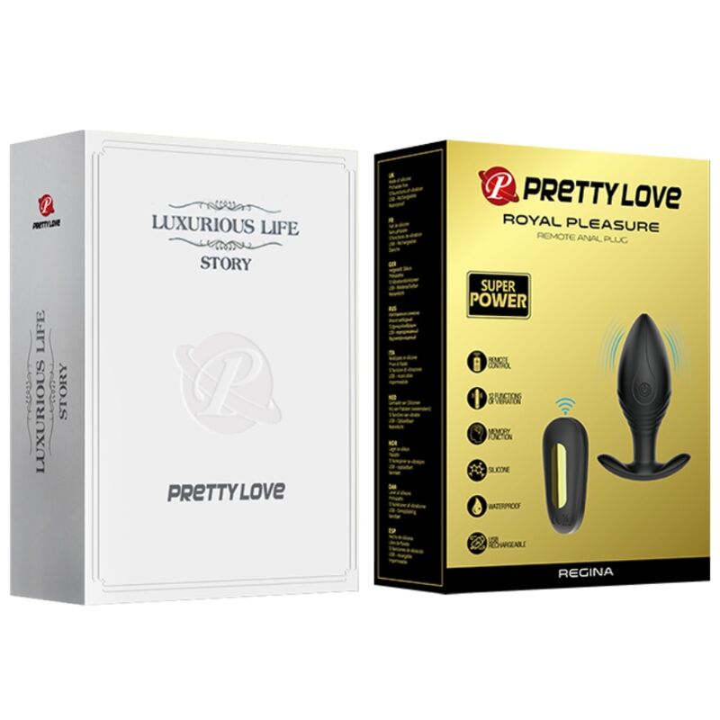 LUXURY ANAL VIBRATOR WITH REMOTE CONTROL