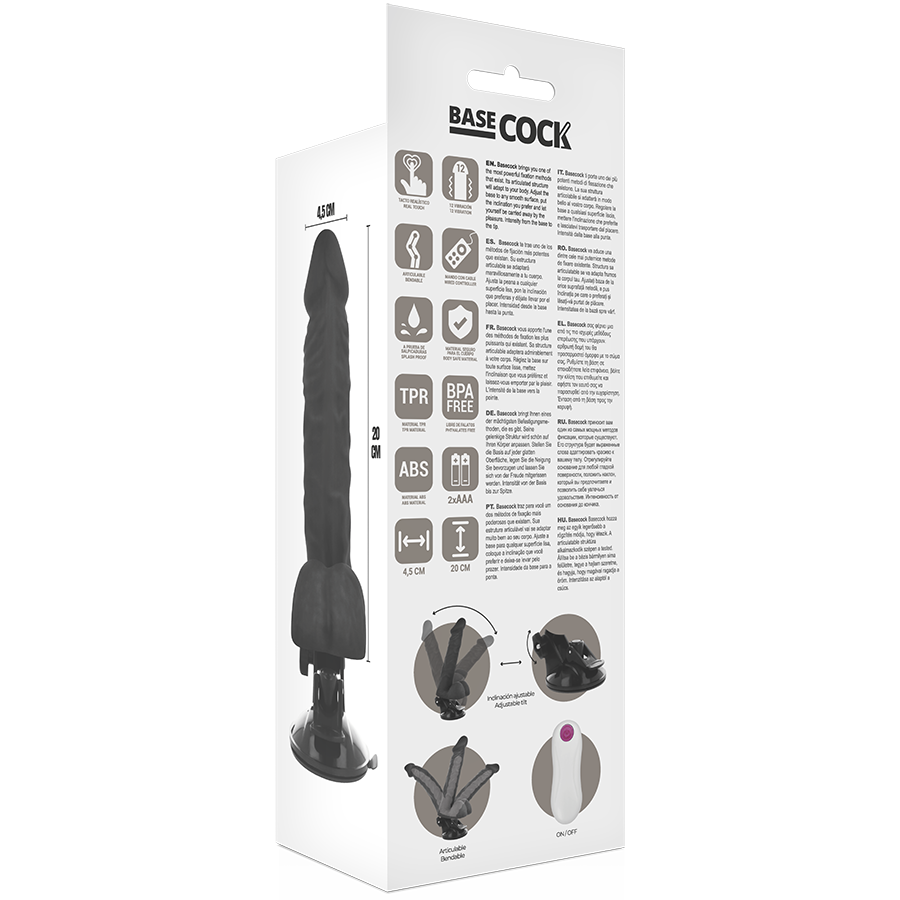 DILDO VIBRATOR WITH SUCTION CUP