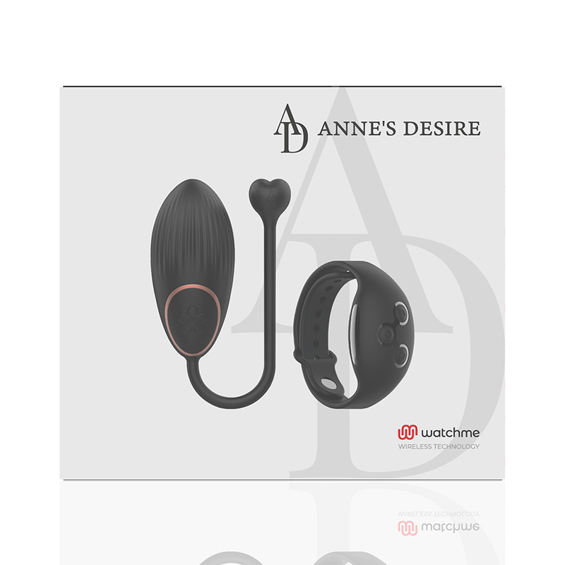 ANNE´S DESIRE™ - EGG REMOTE CONTROL TECHNOLOGY WATCHME BLACK
