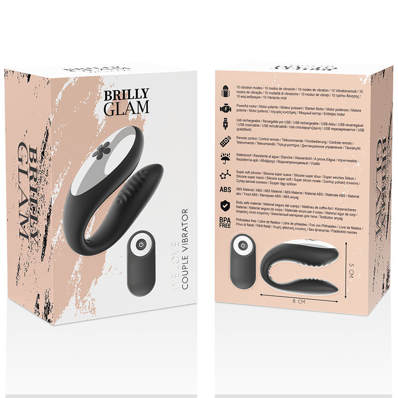 BRILLY GLAM - WE LOVE  FOR PARTNERS BLACK REMOTE CONTROL
